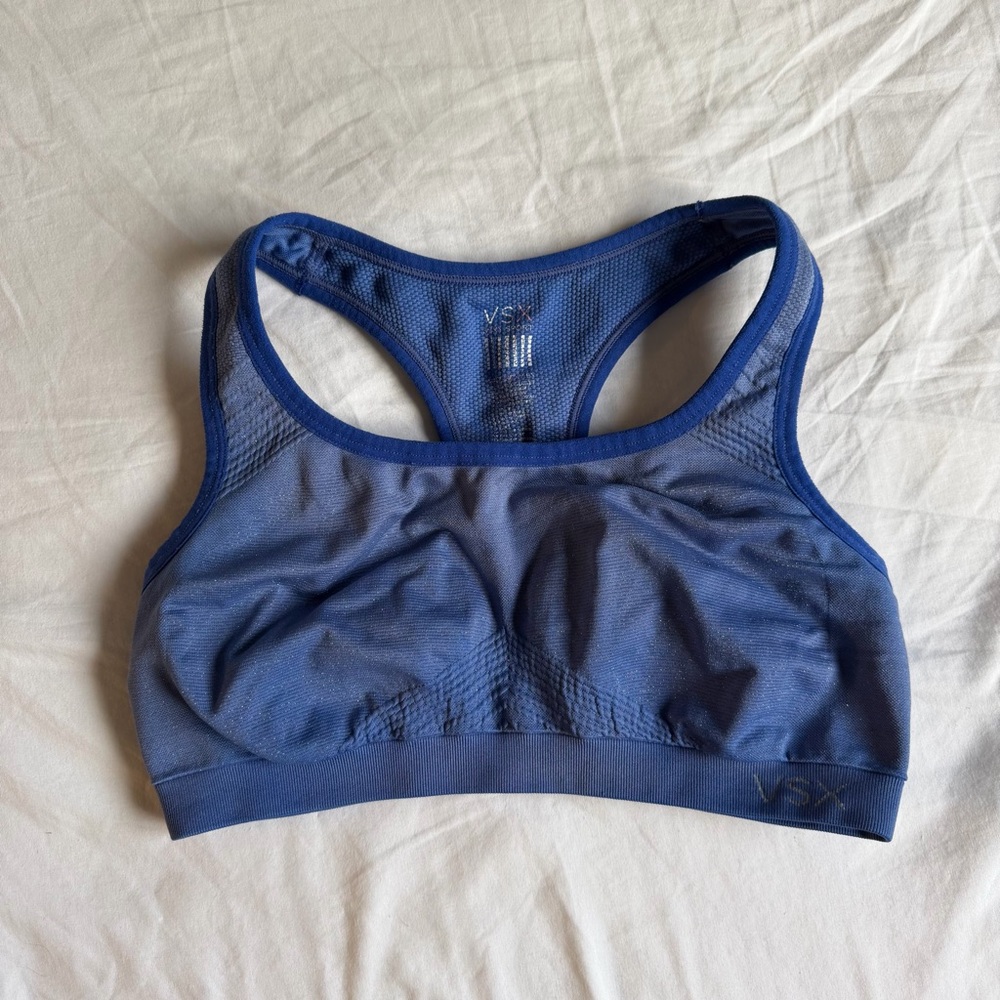 VSX Navy Mesh Sports Bra